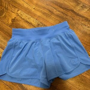 Reebok Women's Sky Blue Athletic Shorts